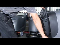 باطری Dycon پشت جاروبرقی کف با کشش حرکت می کند