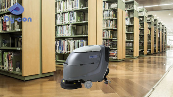 پاک کننده کف کتابخانه آرام با سیستم رانندگی با کمک برس 18 اینچ / 20 اینچ برش خاموش اتوماتیک تمیز کردن ملایم